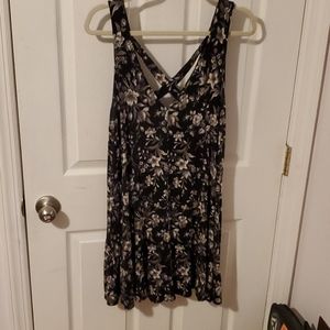 Floral Soft and Sexy Tank Dress